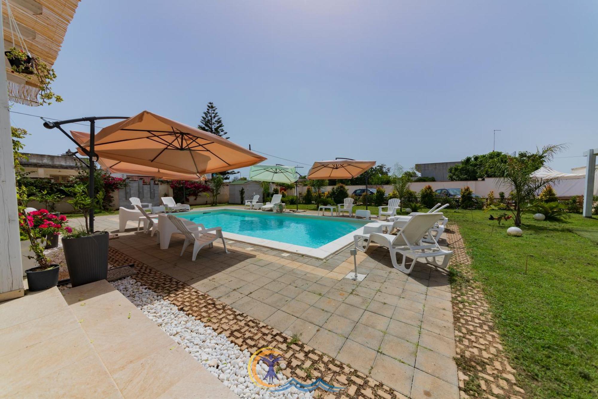 Villa Leonardo San Foca - Room, Pool & Restaurant Екстериор снимка